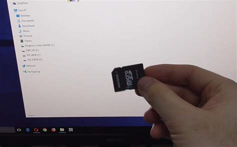 sd card not showing up windows 10